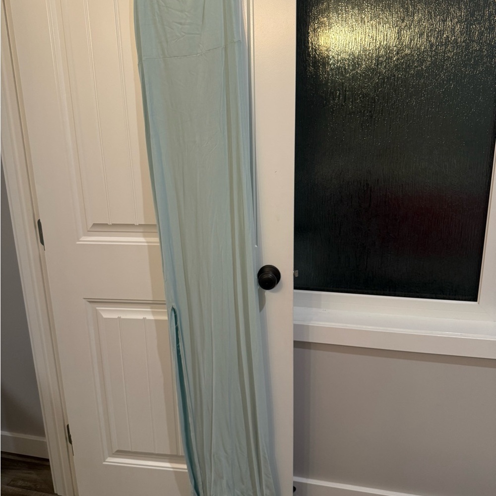 Maternity - Light Blue Maxi Dress